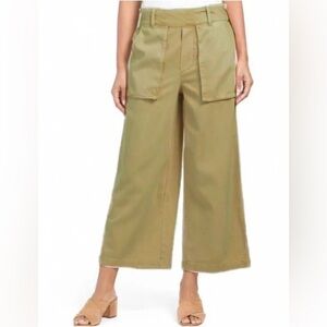 Young Fabulous And Broke Yfb Linen Rayon Blend 
Wide Leg Pants, size L